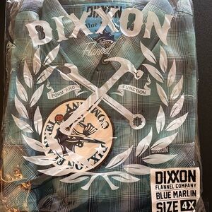 DIXXON lot of 3 size Men’s 4x flannels, NWT
